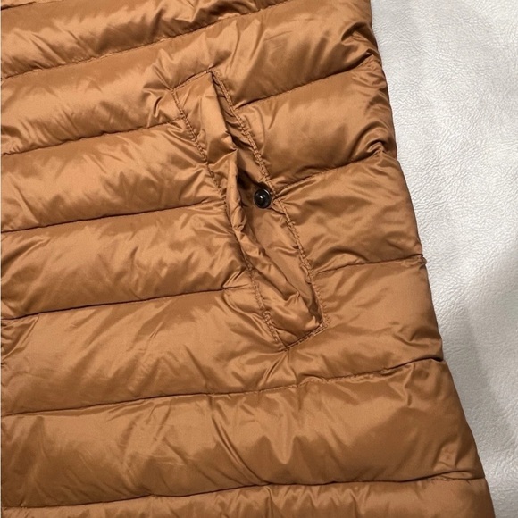 Lands End Mens Down Puffer Vest Medium 38-40 Brown Full Zip Sleeveless Outerwear - Picture 7 of 10